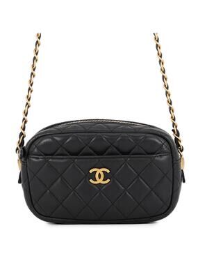 Chanel Camera Case Bag Quilted Lambskin #357283C34B
